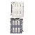 Sim Connector For Motorola Edge 2021 By - Maxbhi Com