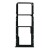 Sim Card Holder Tray For Realme Q Black - Maxbhi Com