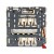 Sim Connector For Sony Ericsson Xperia Z2 D6520 - Maxbhi Com