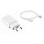 Charger for HTC Desire C A320E Black - USB Mobile Phone Wall Charger
