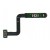Fingerprint Sensor Flex Cable For Samsung Galaxy F62 Black By - Maxbhi Com
