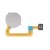 Fingerprint Sensor Flex Cable For Xiaomi Redmi 12c White By - Maxbhi Com