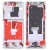 Lcd Frame Middle Chassis For Huawei Mate 50 Pro Silver By - Maxbhi Com