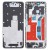 Lcd Frame Middle Chassis For Huawei Nova 10 Se Silver By - Maxbhi Com