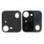 Camera Lens Glass With Frame For Tecno Spark Go 2022 Black By - Maxbhi Com