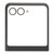 Replacement Front Glass For Motorola Razr 40 Black By - Maxbhi Com