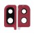 Camera Lens Glass With Frame For Samsung Galaxy A30 Red By - Maxbhi Com