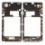 Middle Frame Ring Only For Sony Ericsson Xperia L S36h White By - Maxbhi Com