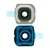 Camera Lens Glass With Frame For Samsung Galaxy S6 Edge Gold By - Maxbhi Com