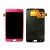 Lcd With Touch Screen For Samsung Galaxy Note N7000 Pink By - Maxbhi Com