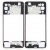 Middle Frame Ring Only For Oppo Reno 4 5g Black By - Maxbhi Com