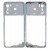 Middle Frame Ring Only For Oppo A54s White By - Maxbhi Com