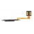 Fingerprint Sensor Flex Cable For Nokia G11 Black By - Maxbhi Com
