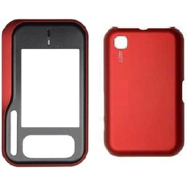 full body housing for nokia 6760 slide red