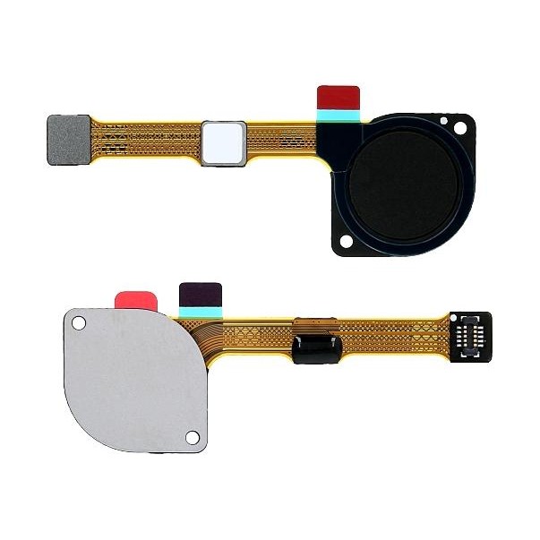 Fingerprint Sensor Flex Cable for Nokia 3.4 Charcoal by Maxbhi.com