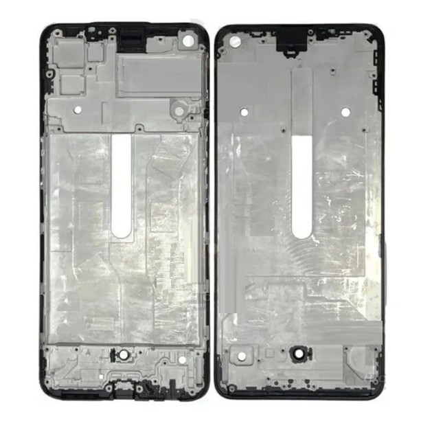 LCD Frame Middle Chassis for OPPO Reno 5 4G - Silver by Maxbhi.com