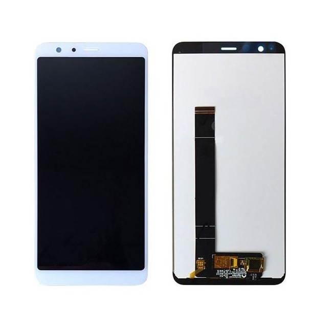 Lcd With Touch Screen For Asus Zenfone Max Plus M1 White By Maxbhi Com