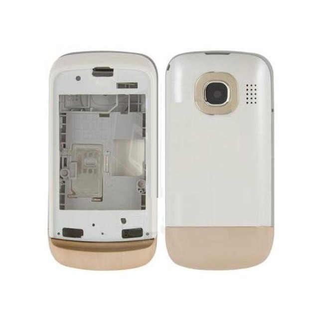 full body housing for nokia c2 03 touch and type white