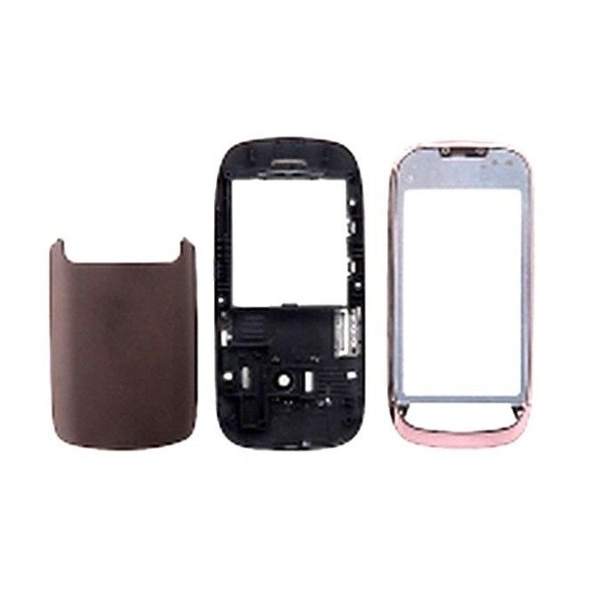 full body housing for nokia c7 brown