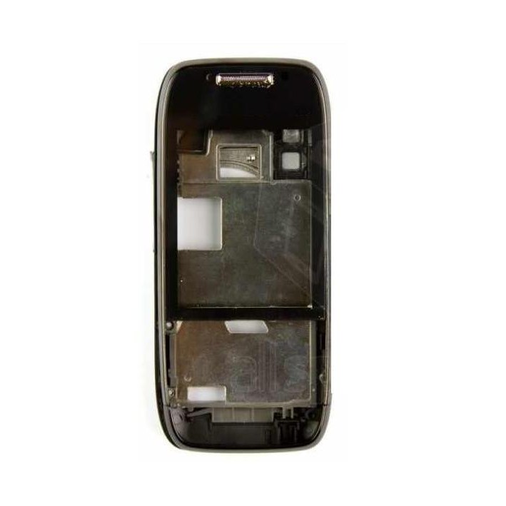 full body housing for nokia e75 silver black