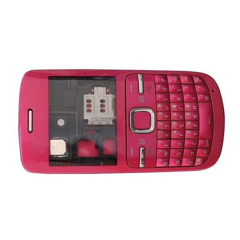 full body housing for nokia asha 205 pink