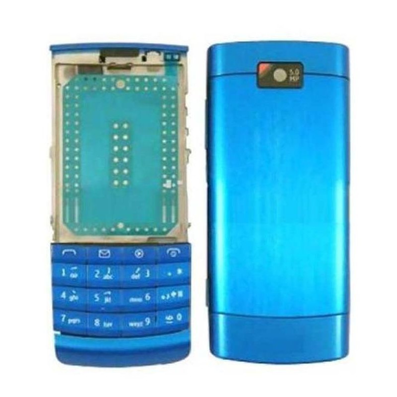 Full Body Housing For Nokia X3 02 Touch And Type Blue Maxbhi Com