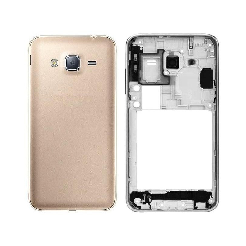 Full Body Housing for Samsung Galaxy J3 (2016) - Gold ...