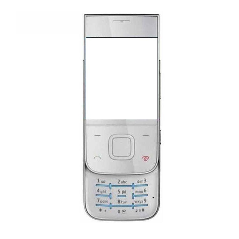 full body housing for nokia 5330 xpressmusic black red