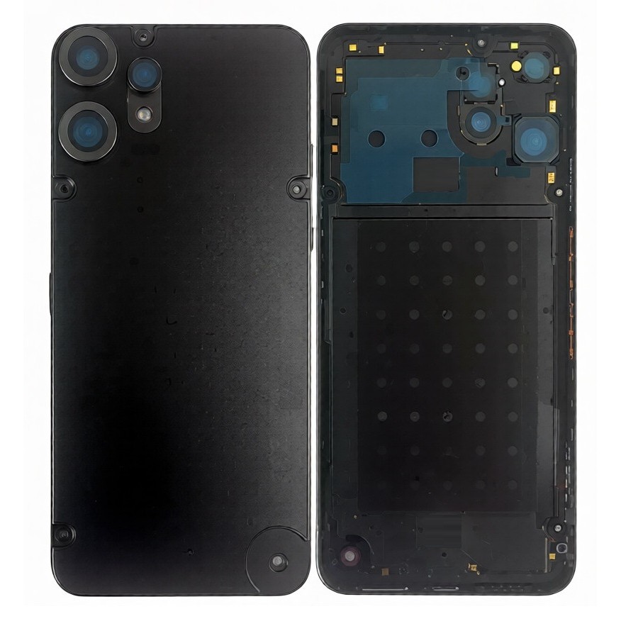 Back Panel Cover for Nothing CMF Phone 2 Pro - Black - Maxbhi.com