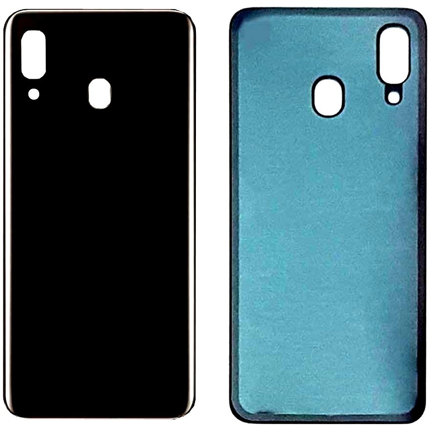 Back Panel Cover for Samsung Galaxy A30 - Black - Maxbhi.com