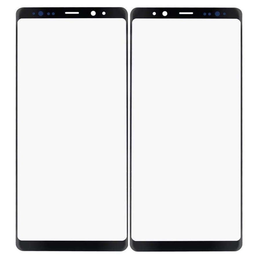 Replacement Front Glass for Samsung Galaxy Note 8 - Black by Maxbhi.com
