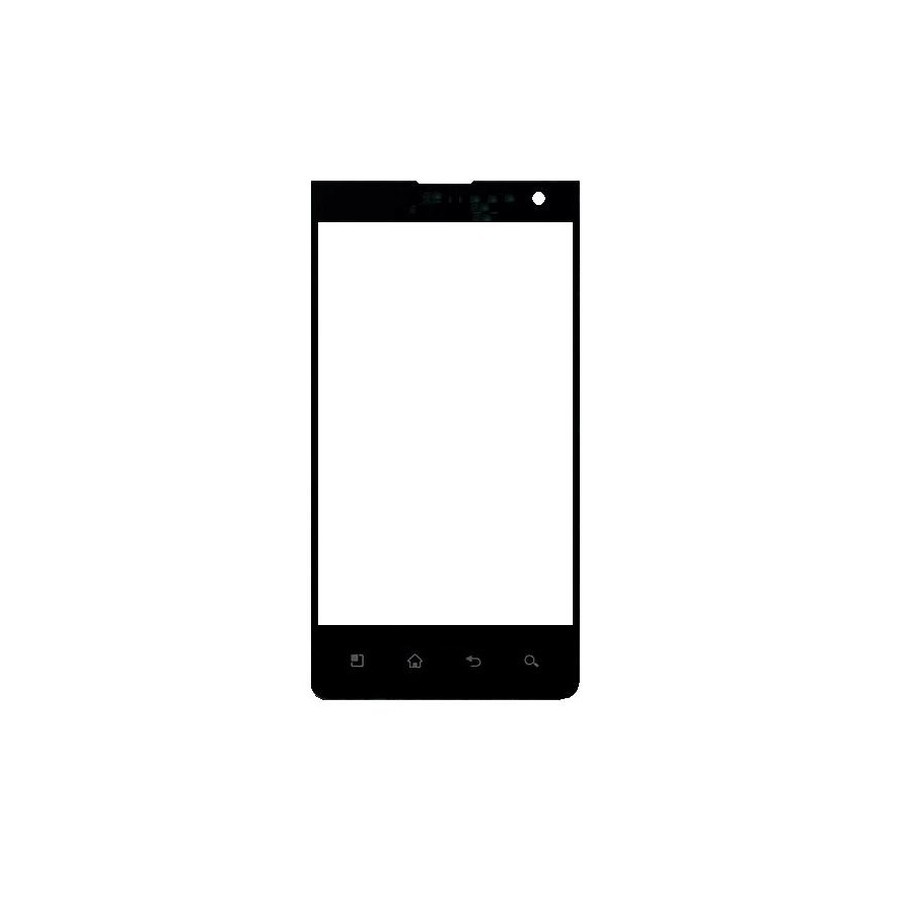Replacement Front Glass For Lg Lucid 4g Vs840 Black By - Maxbhi.com