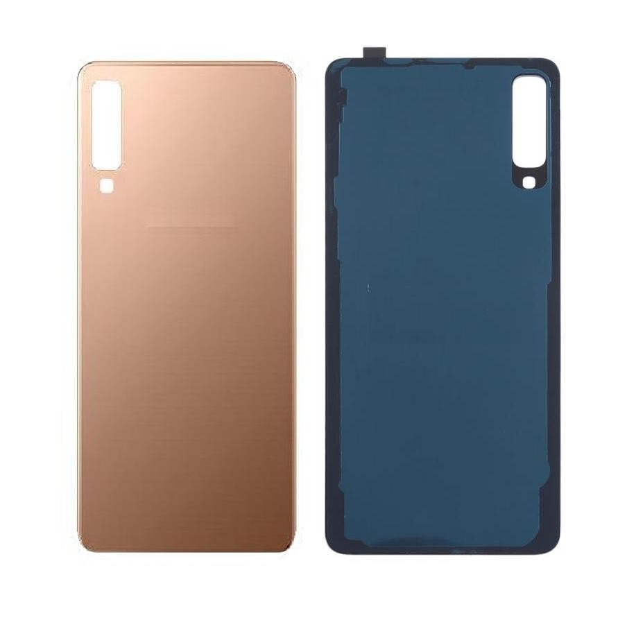 Back Panel Cover For Samsung Galaxy A7 2018 Gold Maxbhi Com
