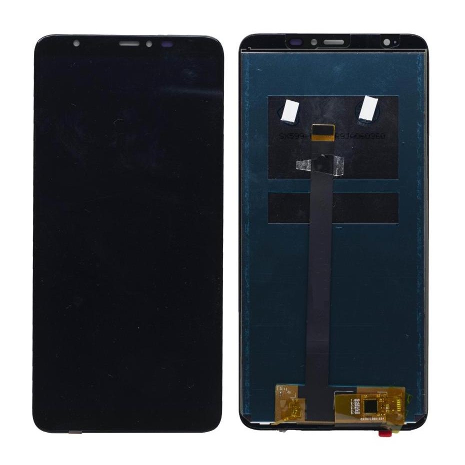 Lcd With Touch Screen For Lava Z62 Blue By Maxbhi Com