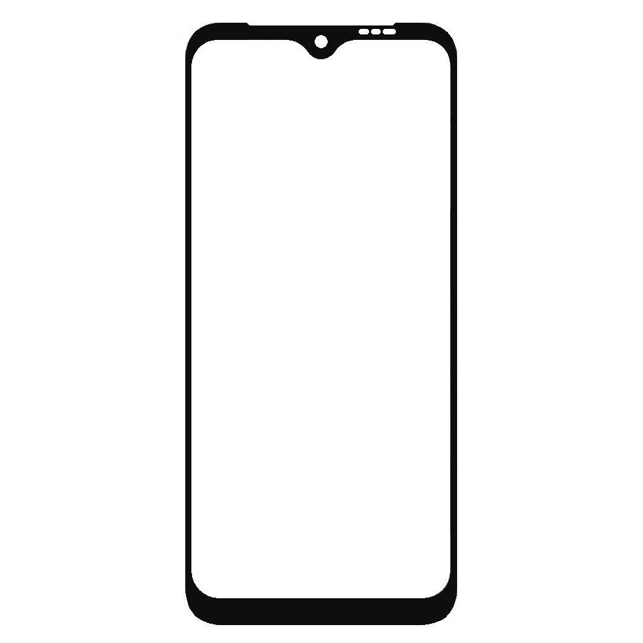 Replacement Front Glass for Fairphone 4 - Black by Maxbhi.com