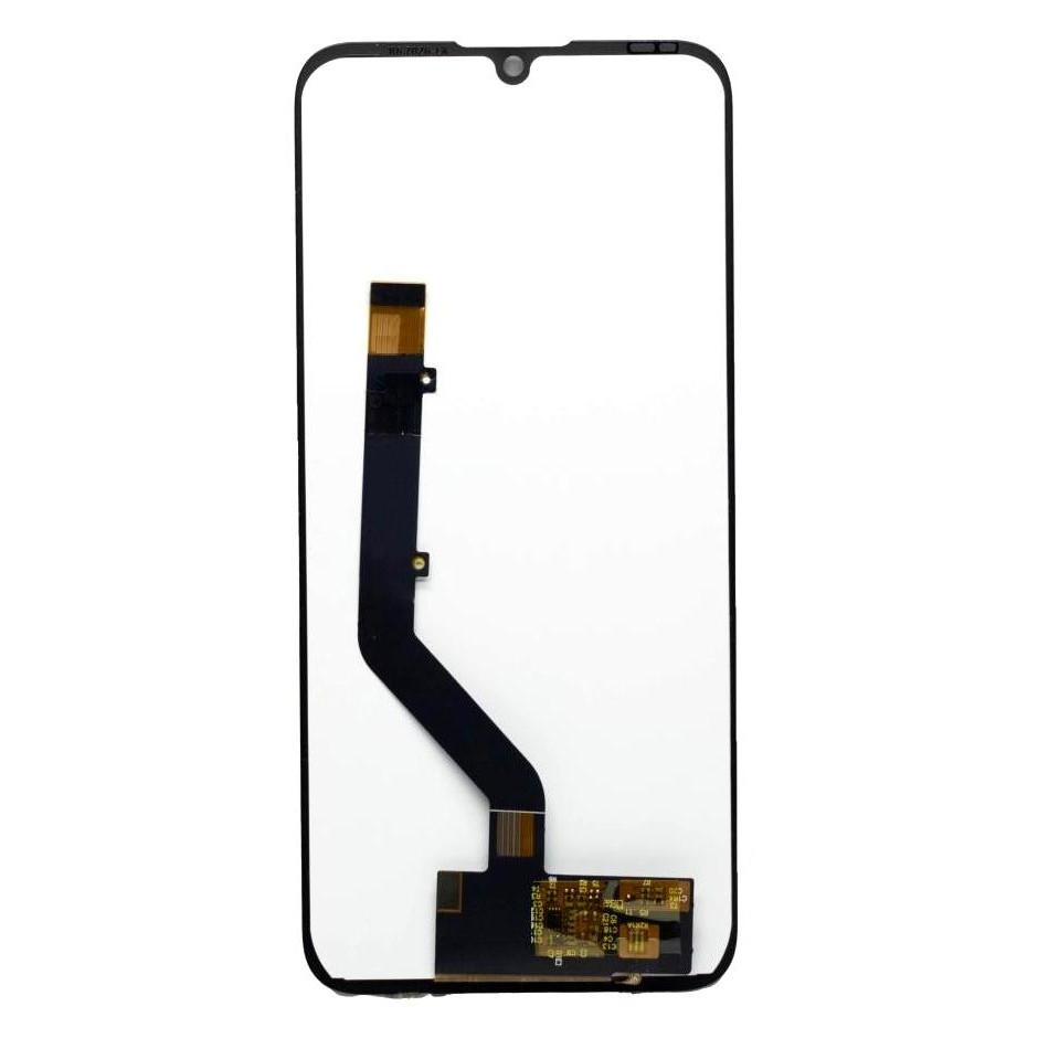 LCD with Touch Screen for Lava Z66 - White by Maxbhi.com