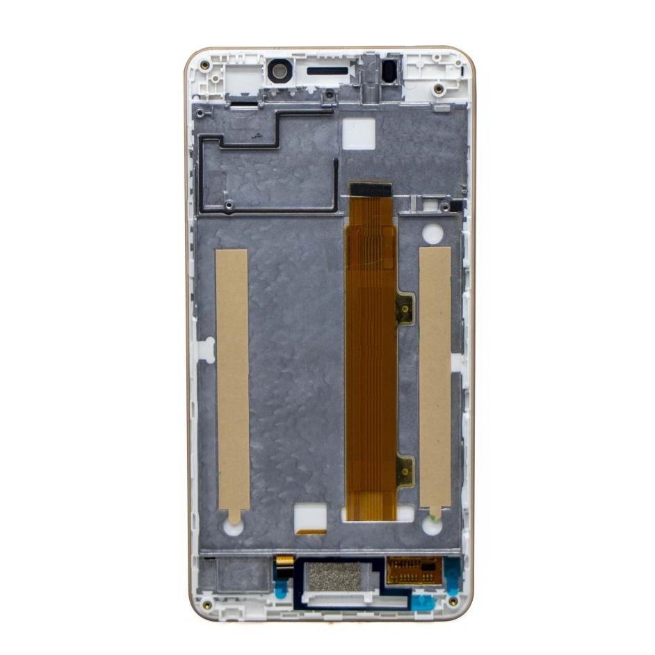 LCD with Touch Screen for Intex Aqua Supreme Plus Champagne display glass combo folder