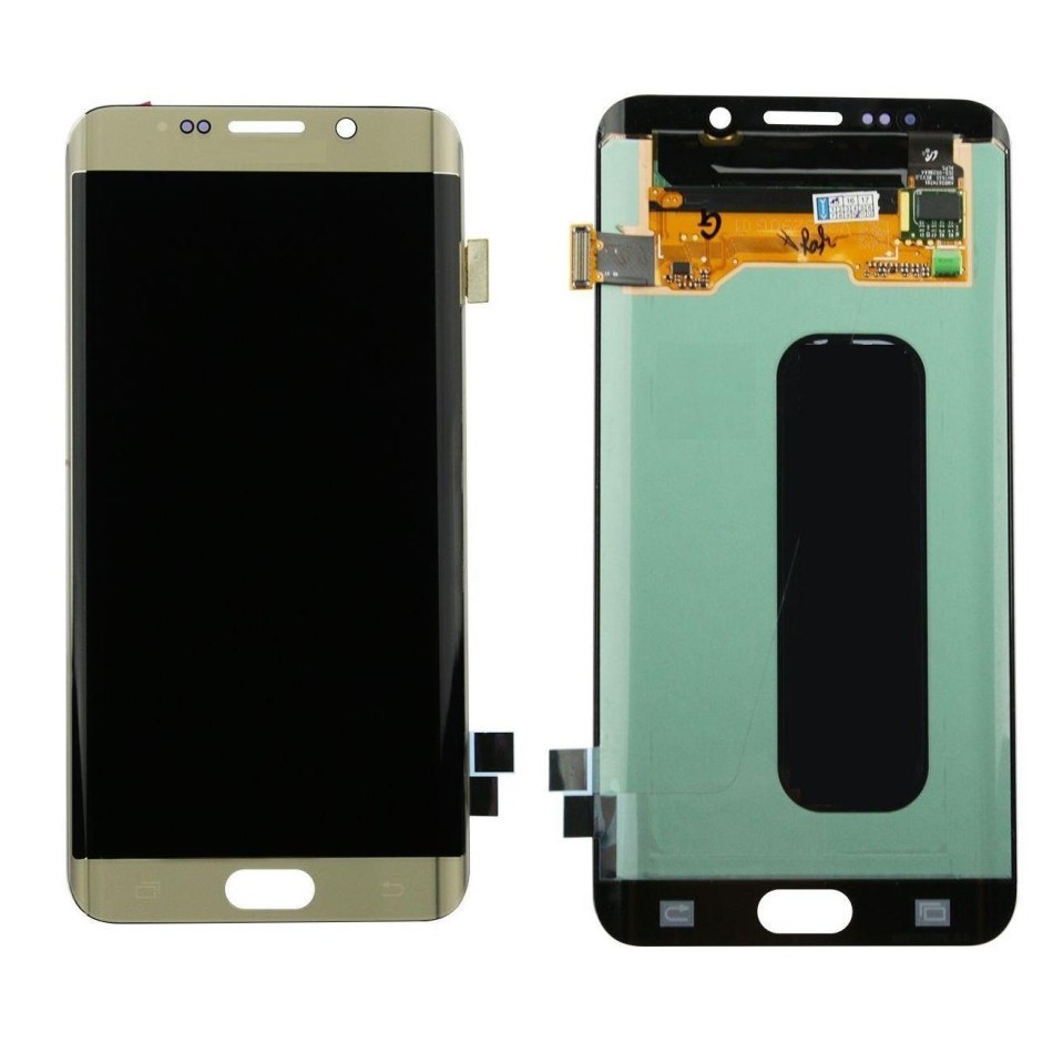 Lcd With Touch Screen For Samsung Galaxy S6 Edge Usa White By Maxbhi Com