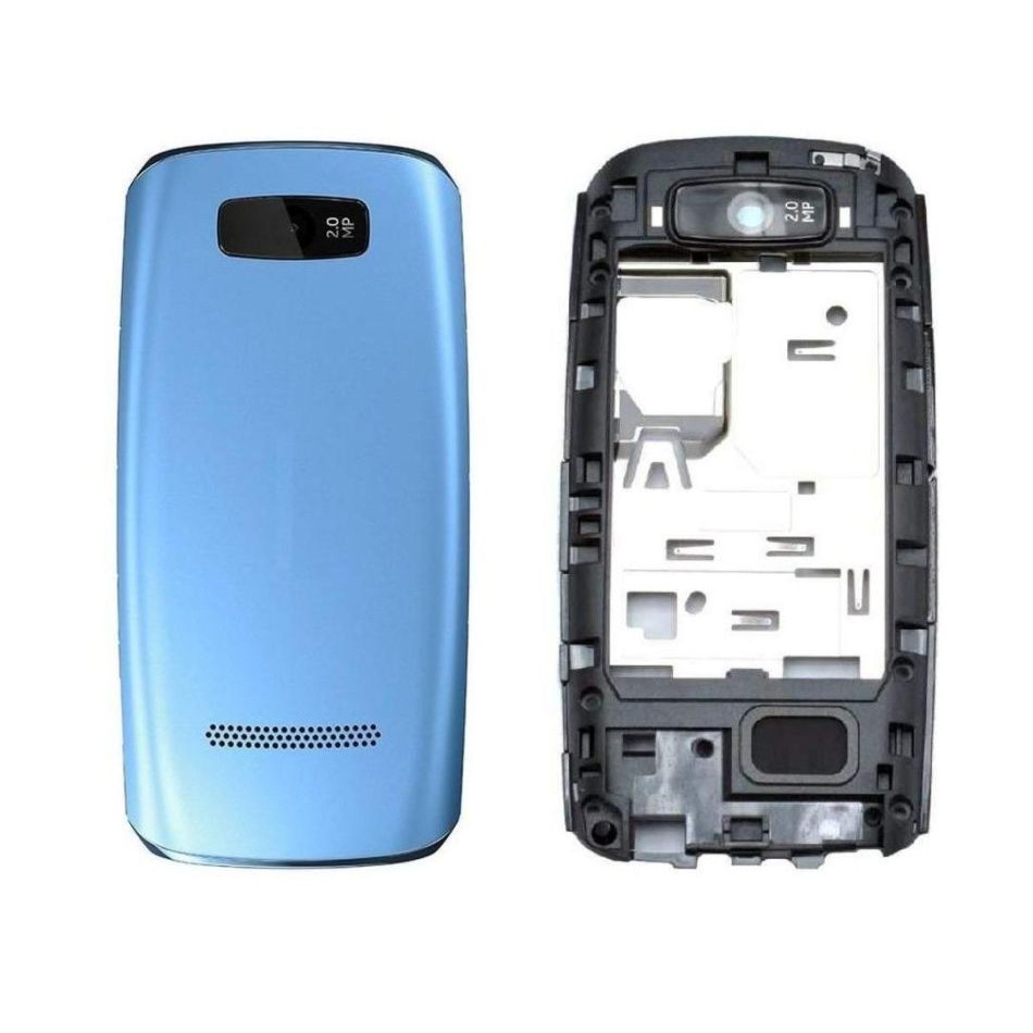 full body housing for nokia asha 305 blue