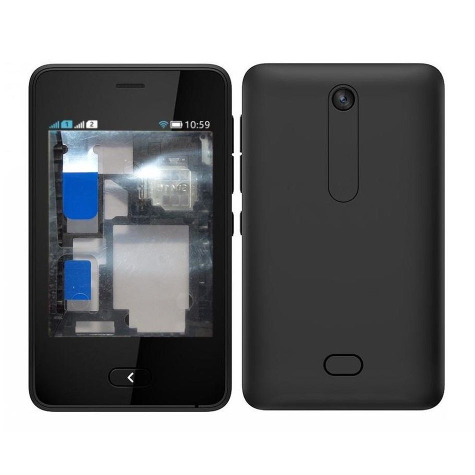 full body housing for nokia asha 501 black