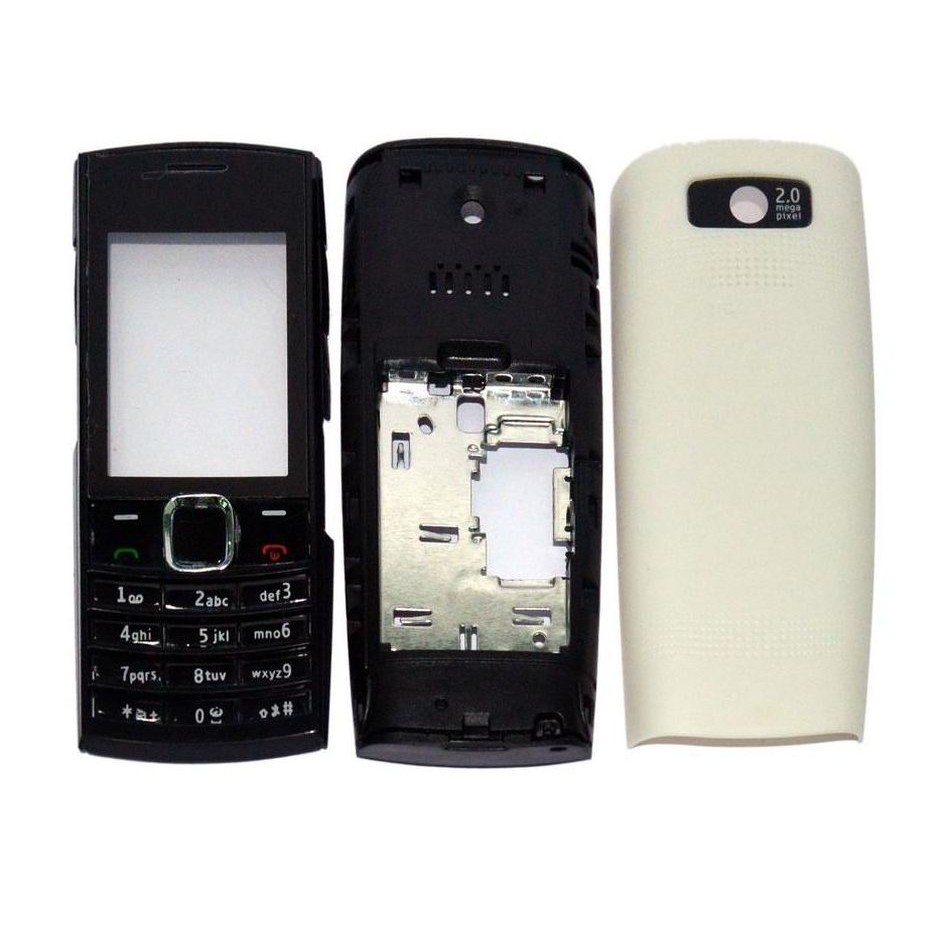 full body housing for nokia x2 02 white