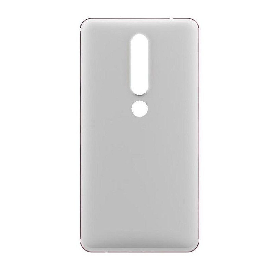 Back Panel Cover For Nokia 6 1 White Maxbhi Com