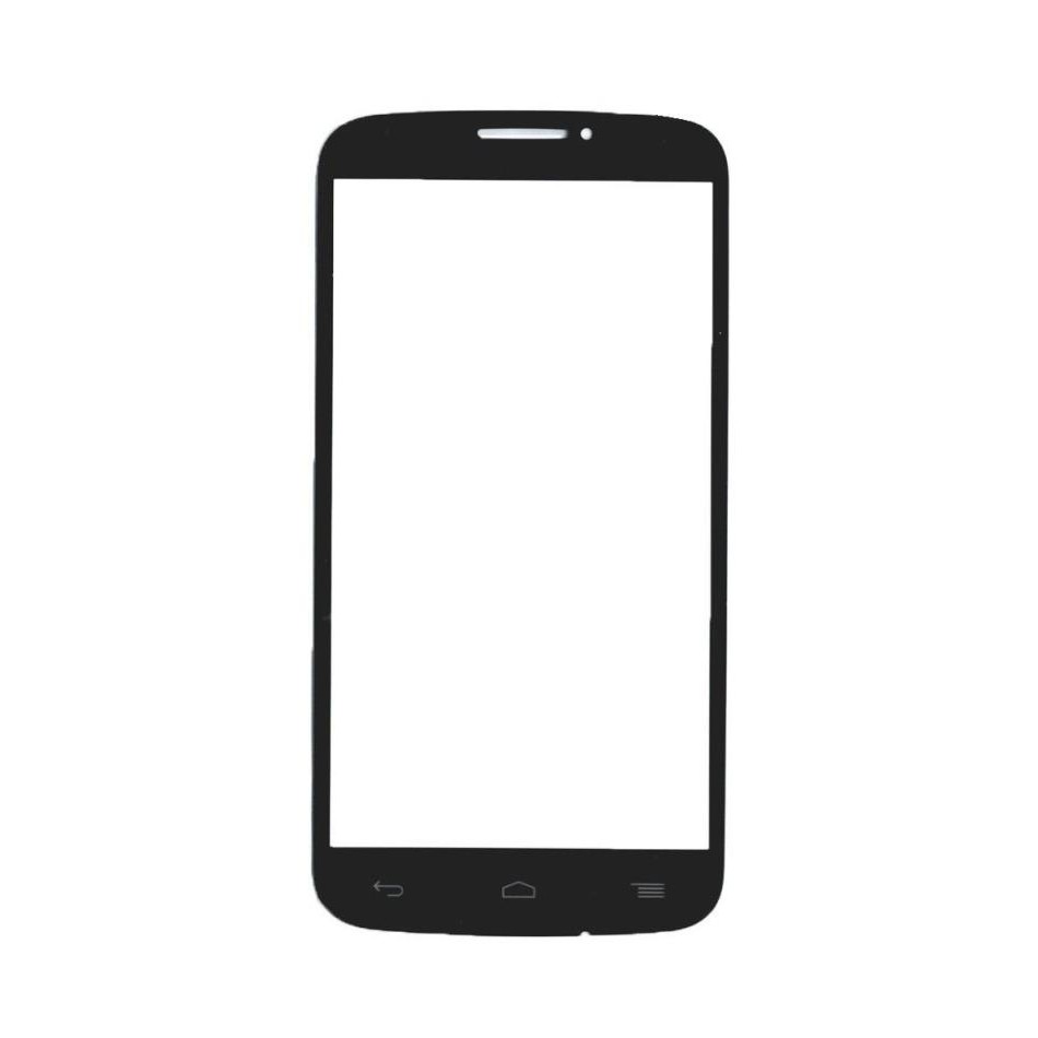 Replacement Front Glass For Alcatel One Touch Pop C7 Black By Maxbhi Com