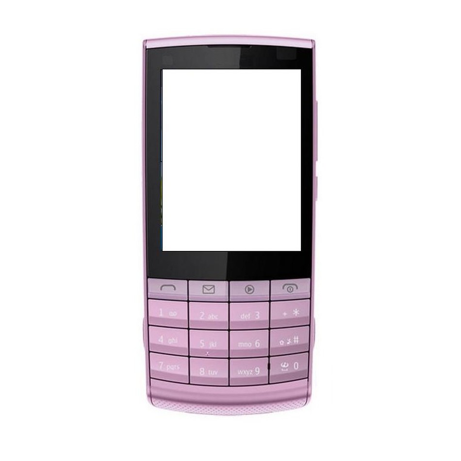 Full Body Housing For Nokia X3 02 Rm 639 Lilac Maxbhi Com
