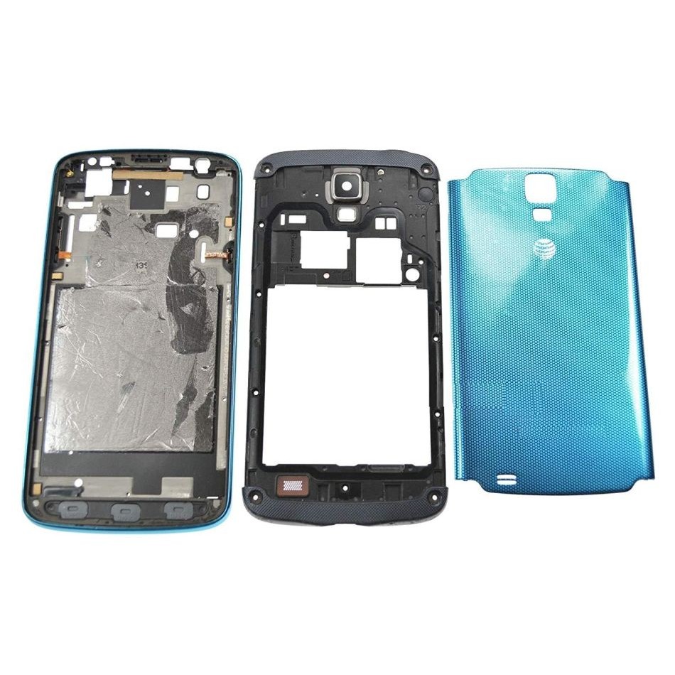 Full Body Housing for Samsung Galaxy S4 Active SHV E470S Blue