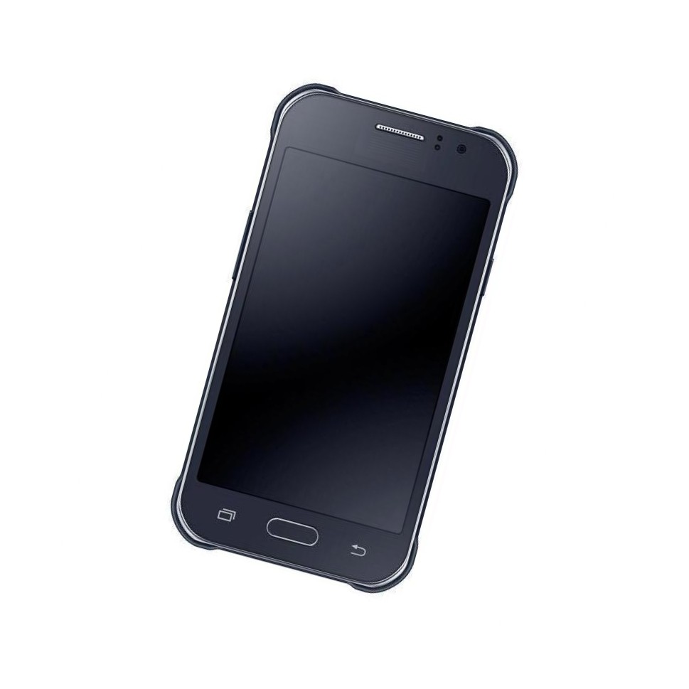 home button complete for samsung galaxy j1 ace black outer plastic with inner flex