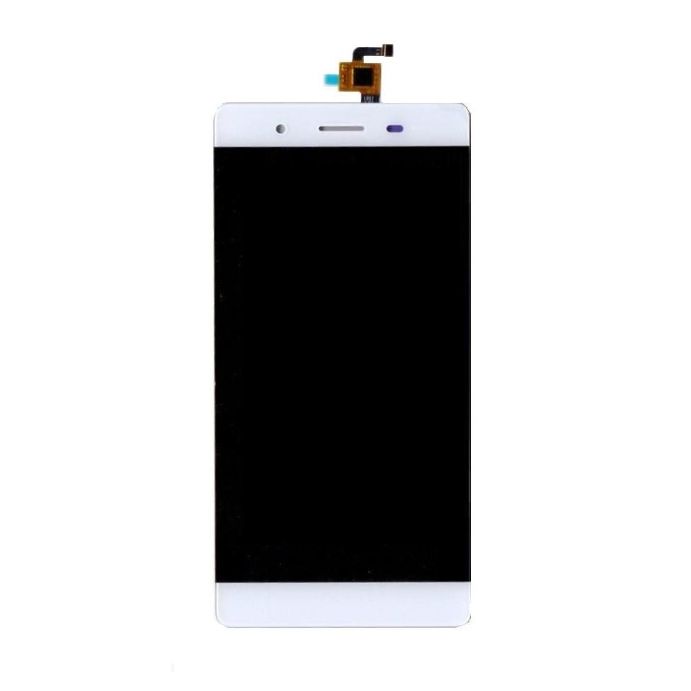 LCD with Touch Screen for Lava X10 White by