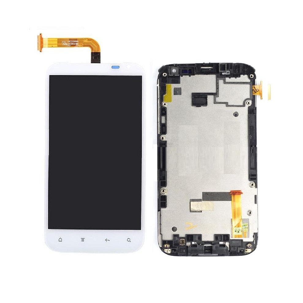 lcd with touch screen for htc sensation xl white display glass combo folder