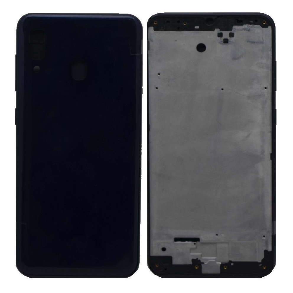 Full Body Housing for Samsung Galaxy A20 - Blue - Maxbhi.com