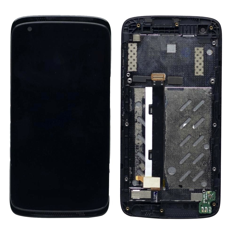 lcd with touch screen for htc desire 526g plus dual sim blue display glass combo folder